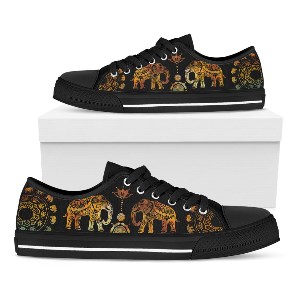 Ethnic Elephant Casual Black