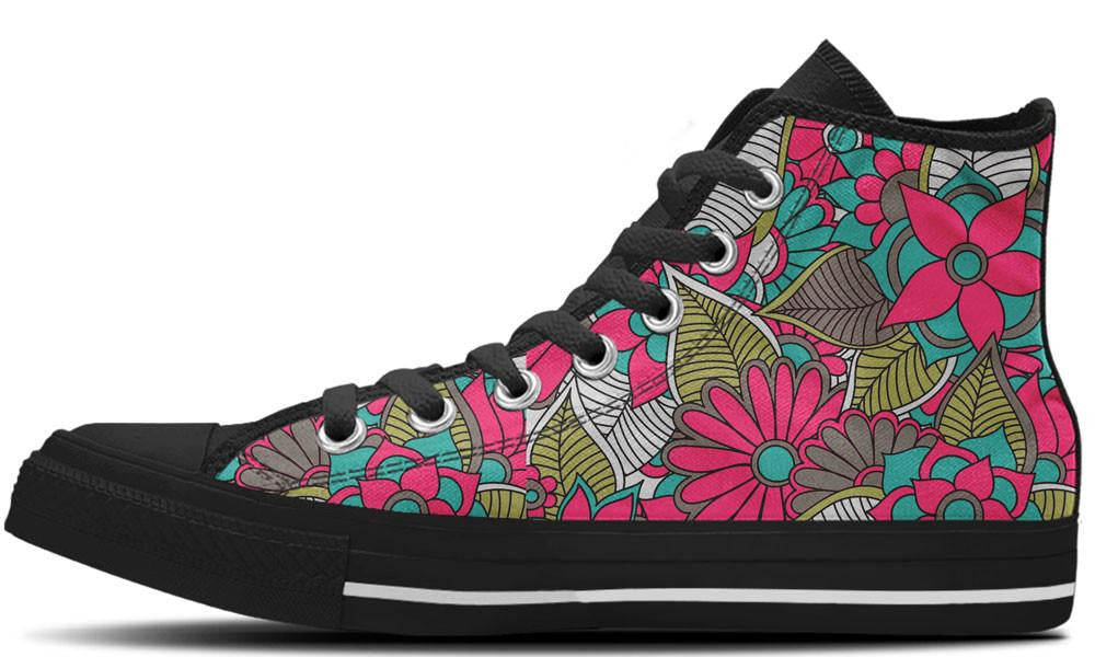 Floral Collage - CustomKiks Shoes