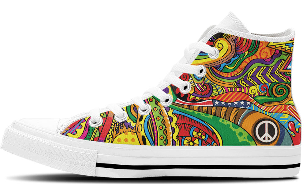 Peace of Color - CustomKiks Shoes