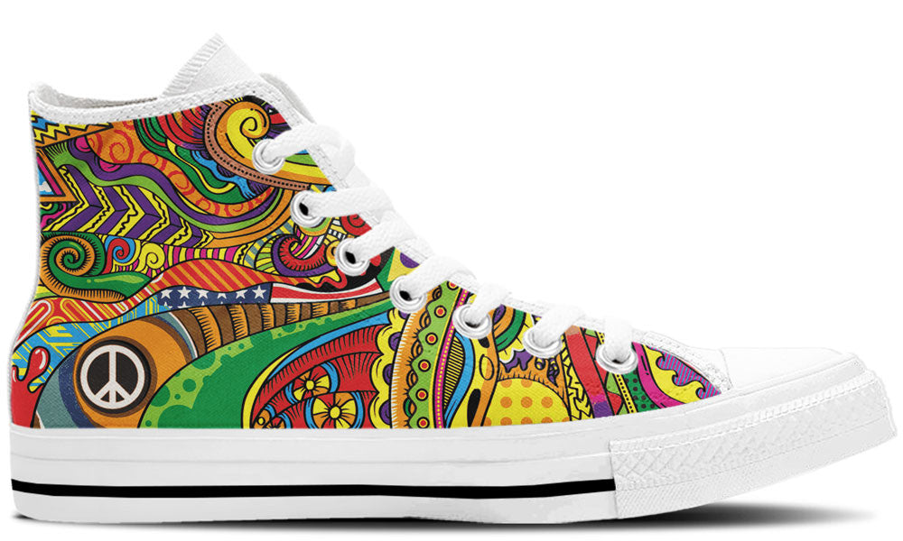 Peace of Color - CustomKiks Shoes