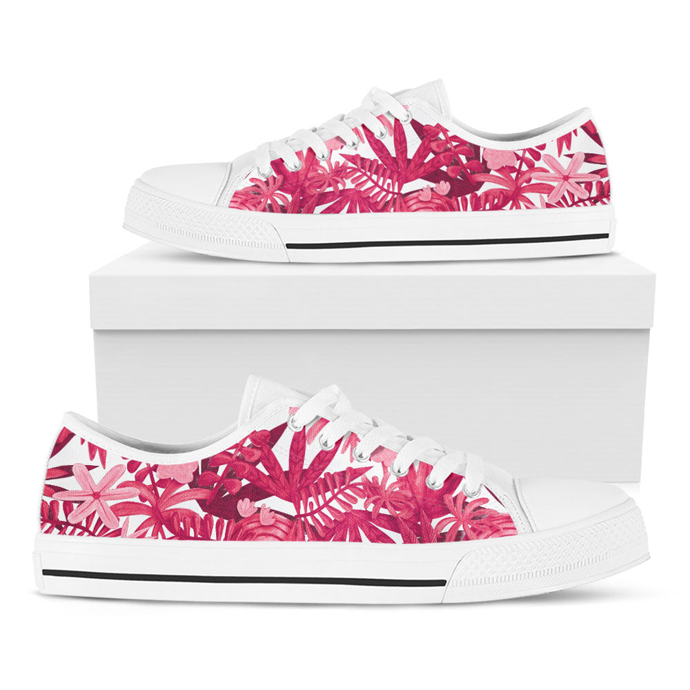 Pink Foliage Casual Shoes