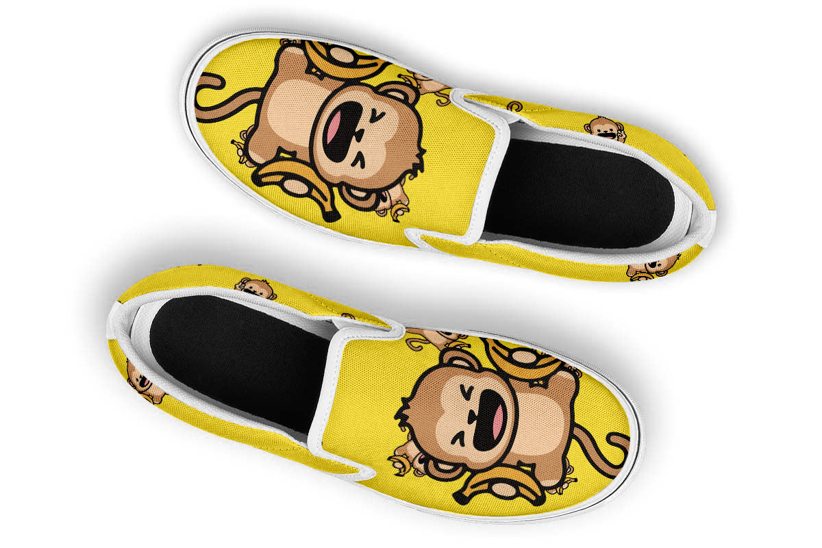 Monkey Doodle Slip Ons