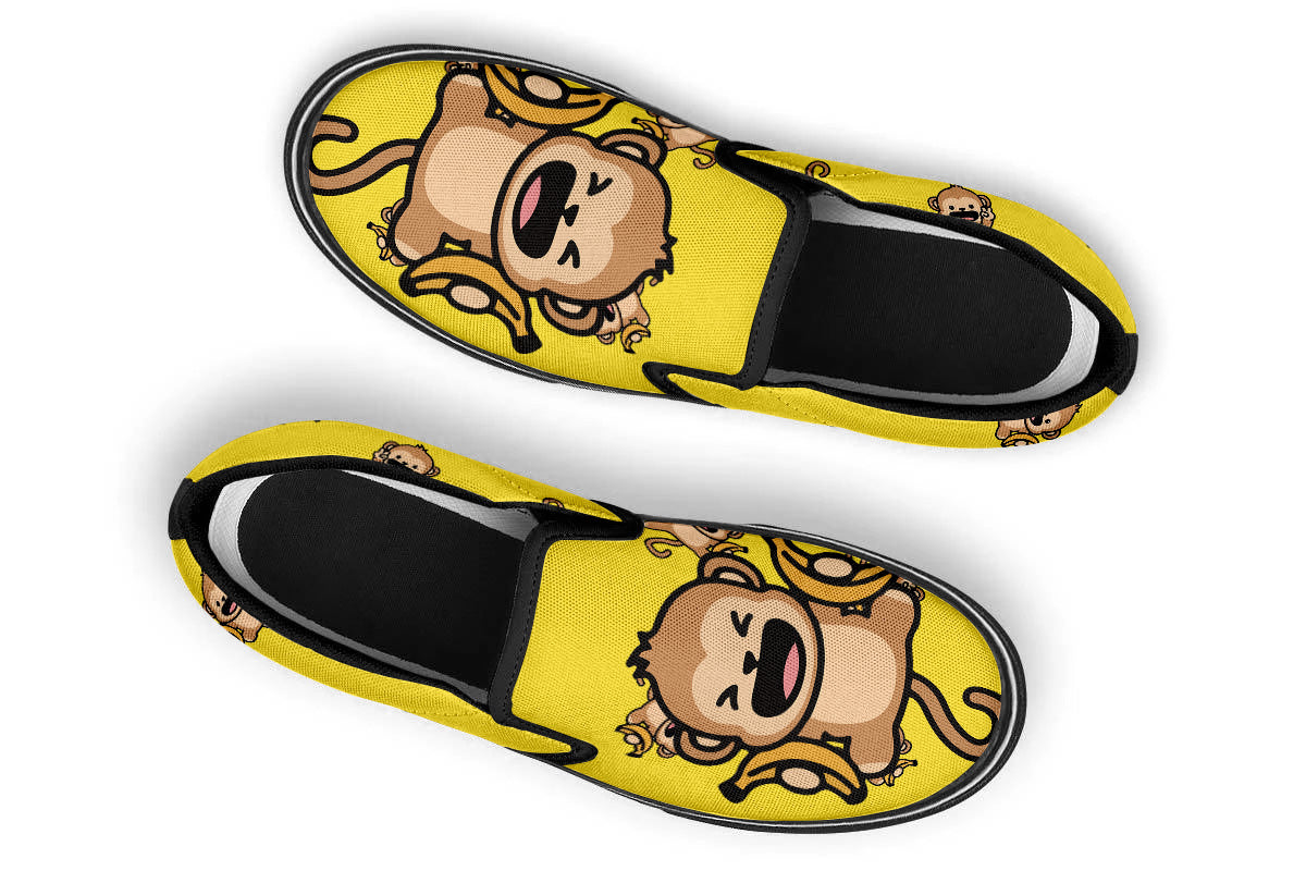 Monkey Doodle Slip Ons