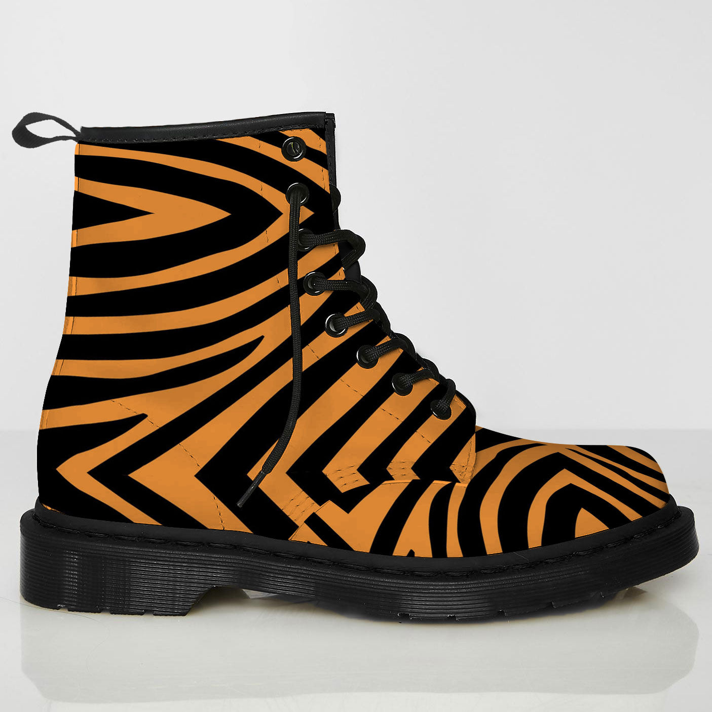 Tiger Stripes Boots - CustomKiks Shoes