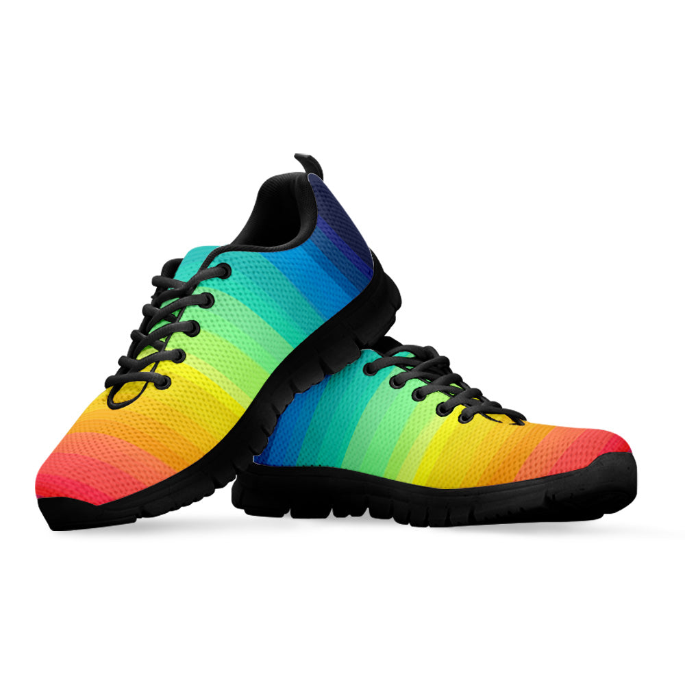 Rainbow Sneakers - CustomKiks Shoes