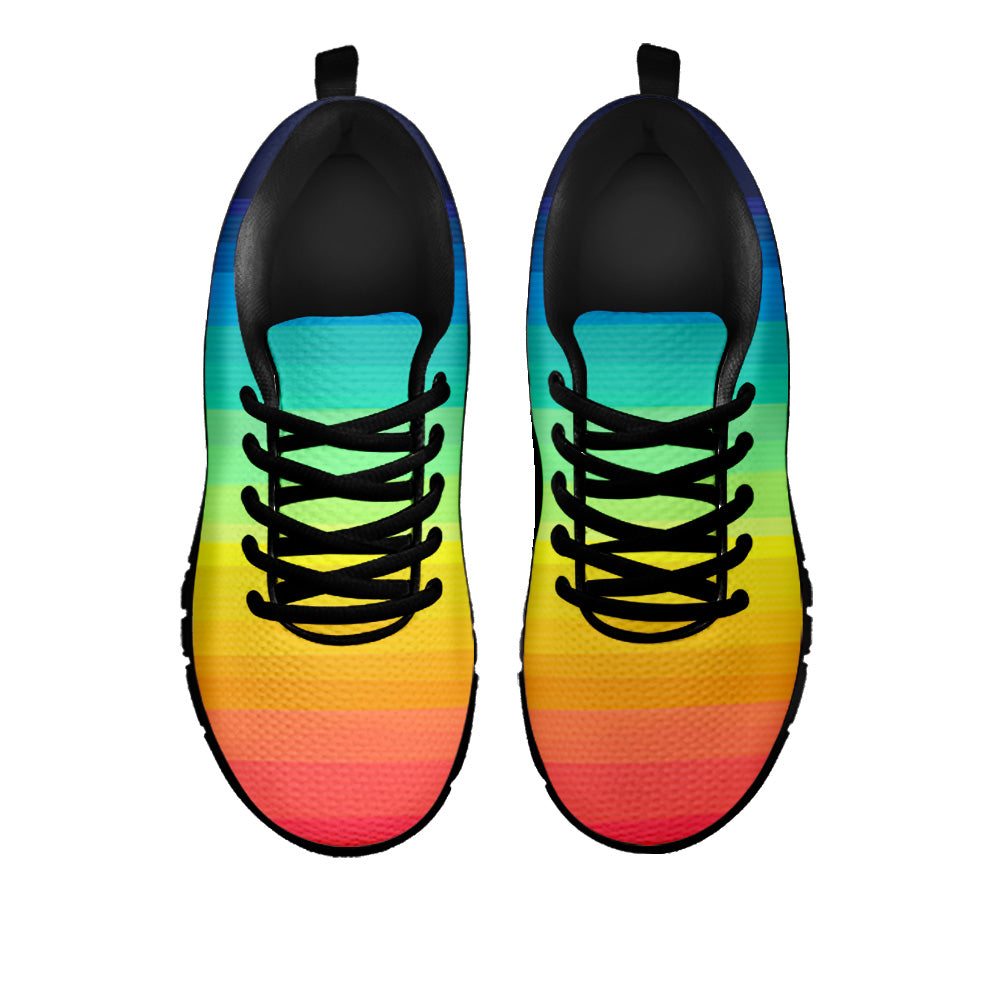 Rainbow Sneakers - CustomKiks Shoes
