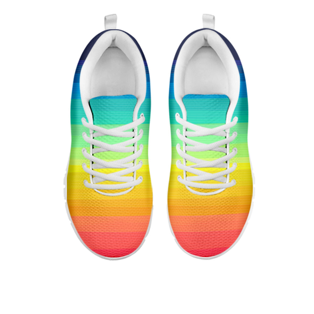 Rainbow Sneakers - CustomKiks Shoes