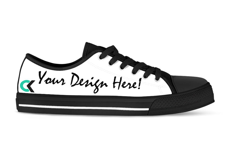 Design Your Own - Black Low Tops