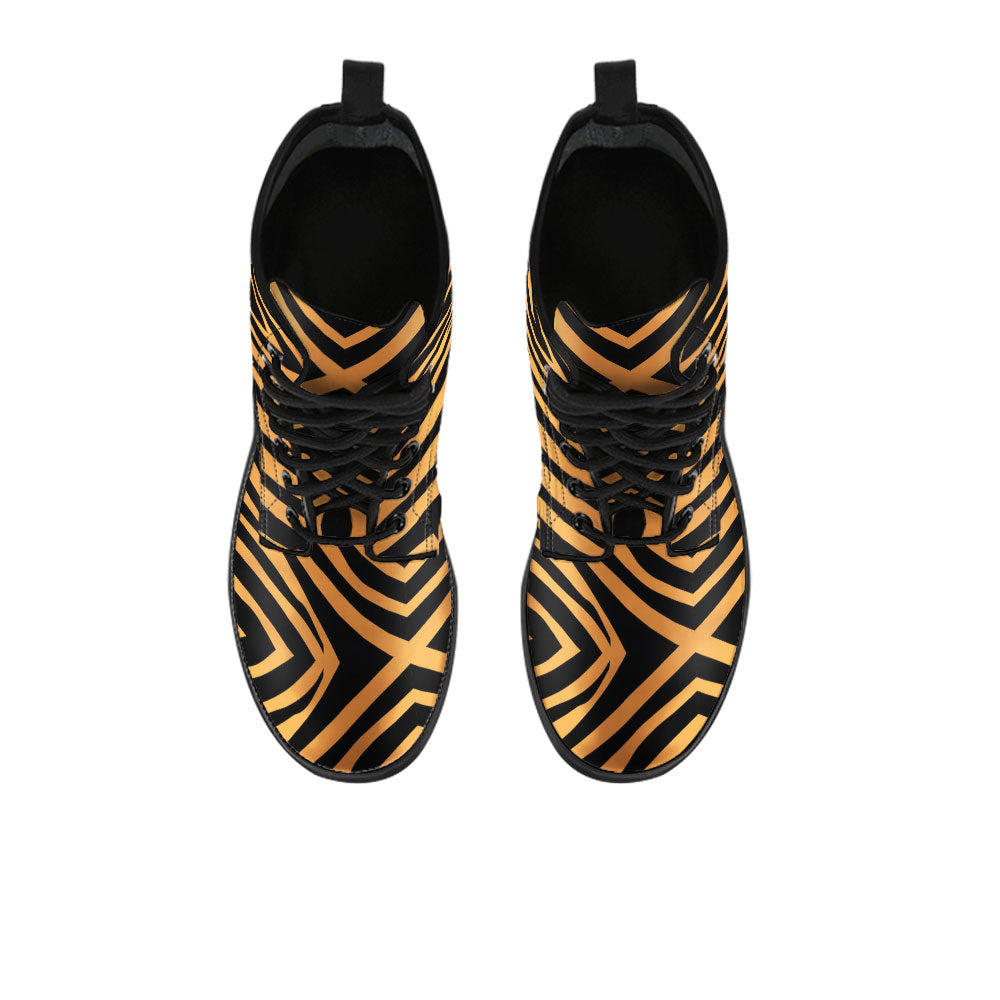 Tiger Stripes Boots - CustomKiks Shoes