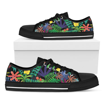 Tropical Foliage Casual Shoes