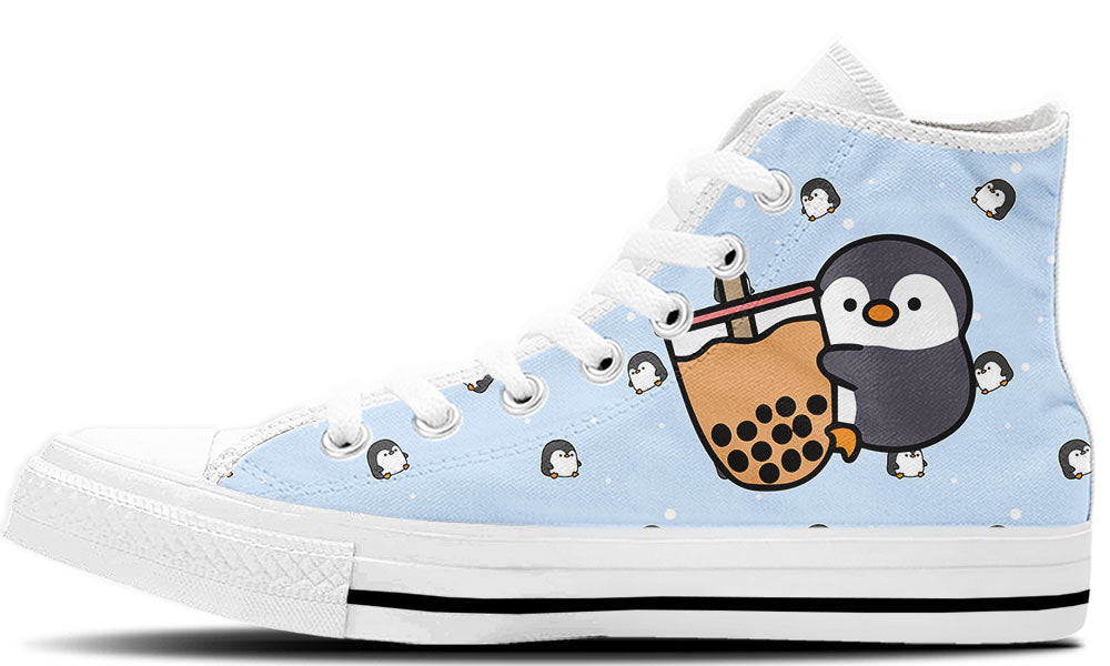 Penguin Doodle High Tops