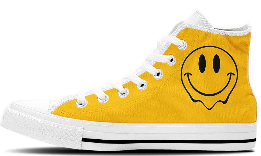 Acid Smiley High Tops