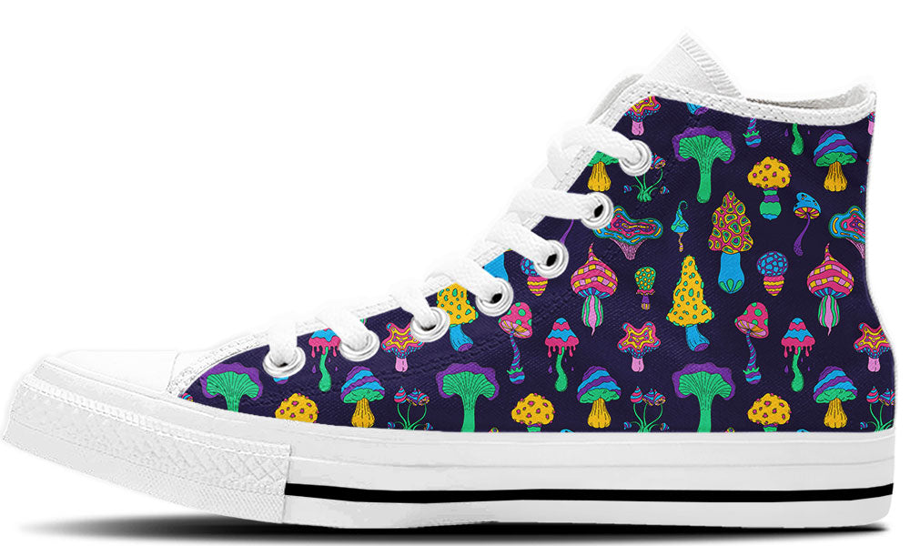 Psychedelic Mushrooms 2 High Tops