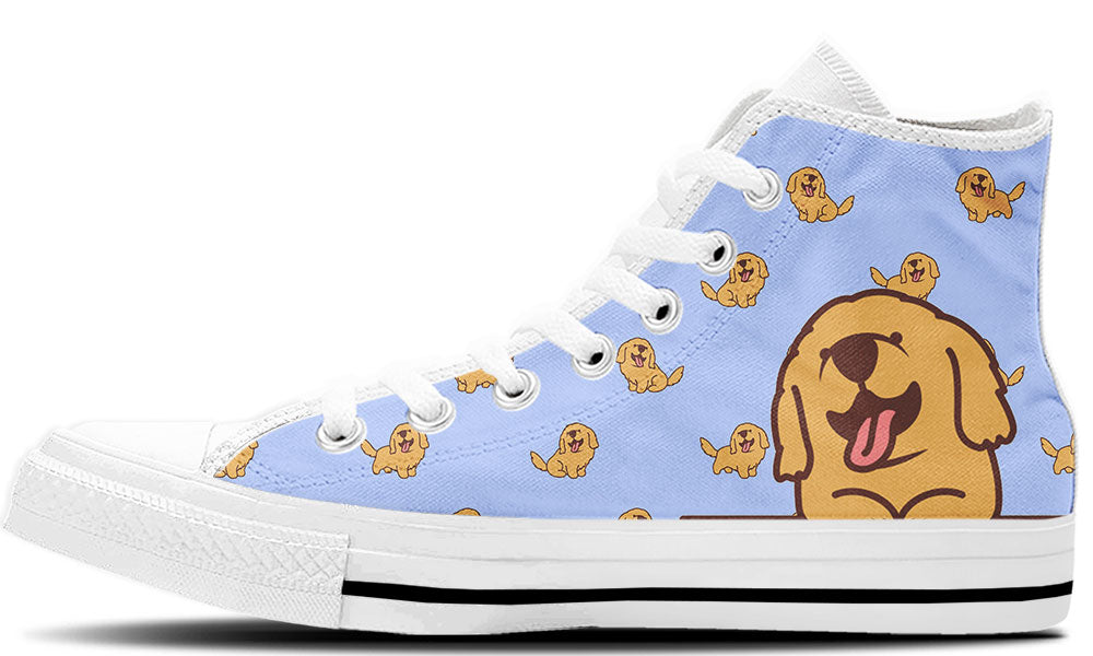 Golden Retriever Doodle High Tops