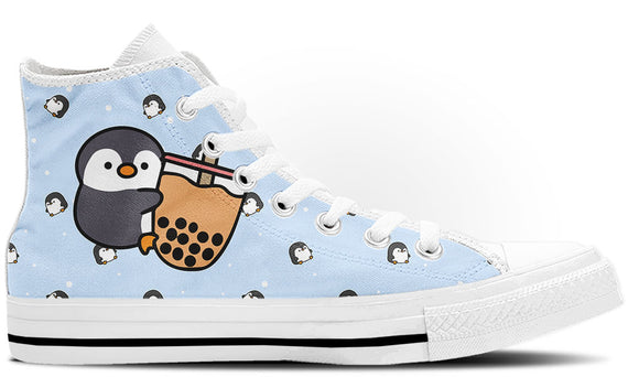 Penguin Doodle High Tops