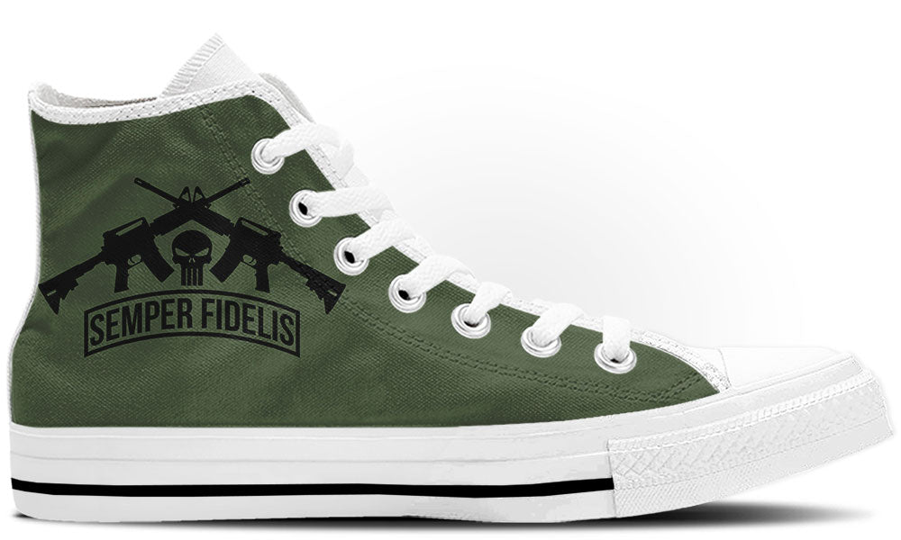 US MARINES HIGH TOPS