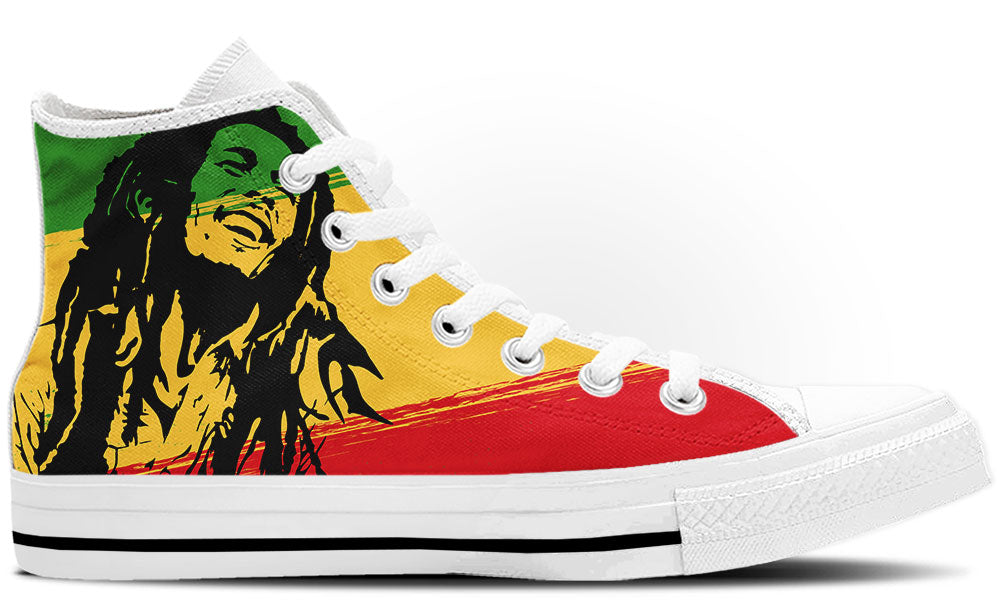BOB MARLEY HIGH TOPS