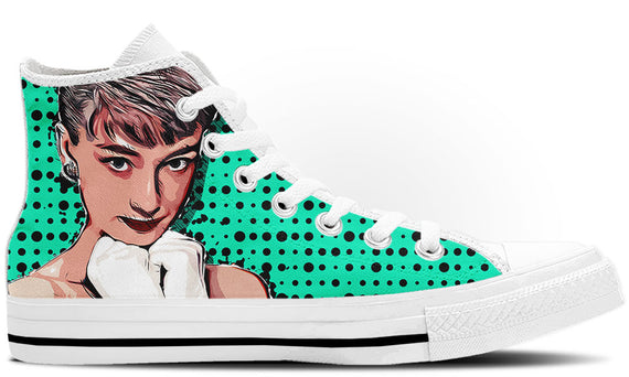 Audrey Hepburn High Tops